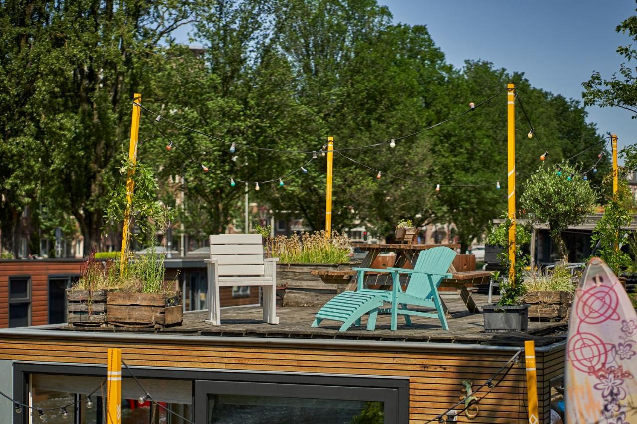 The Amsterdam Houseboat Family - De Pijp Leilighet Eksteriør bilde